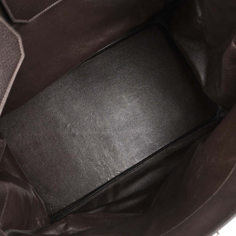 Hermes HAC Birkin Brown Ardennes with Gold Hardware 45 - Picture 13 of 16